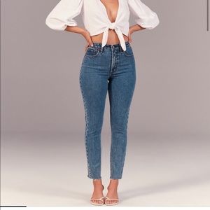 Abercrombie curve love skinny high rise